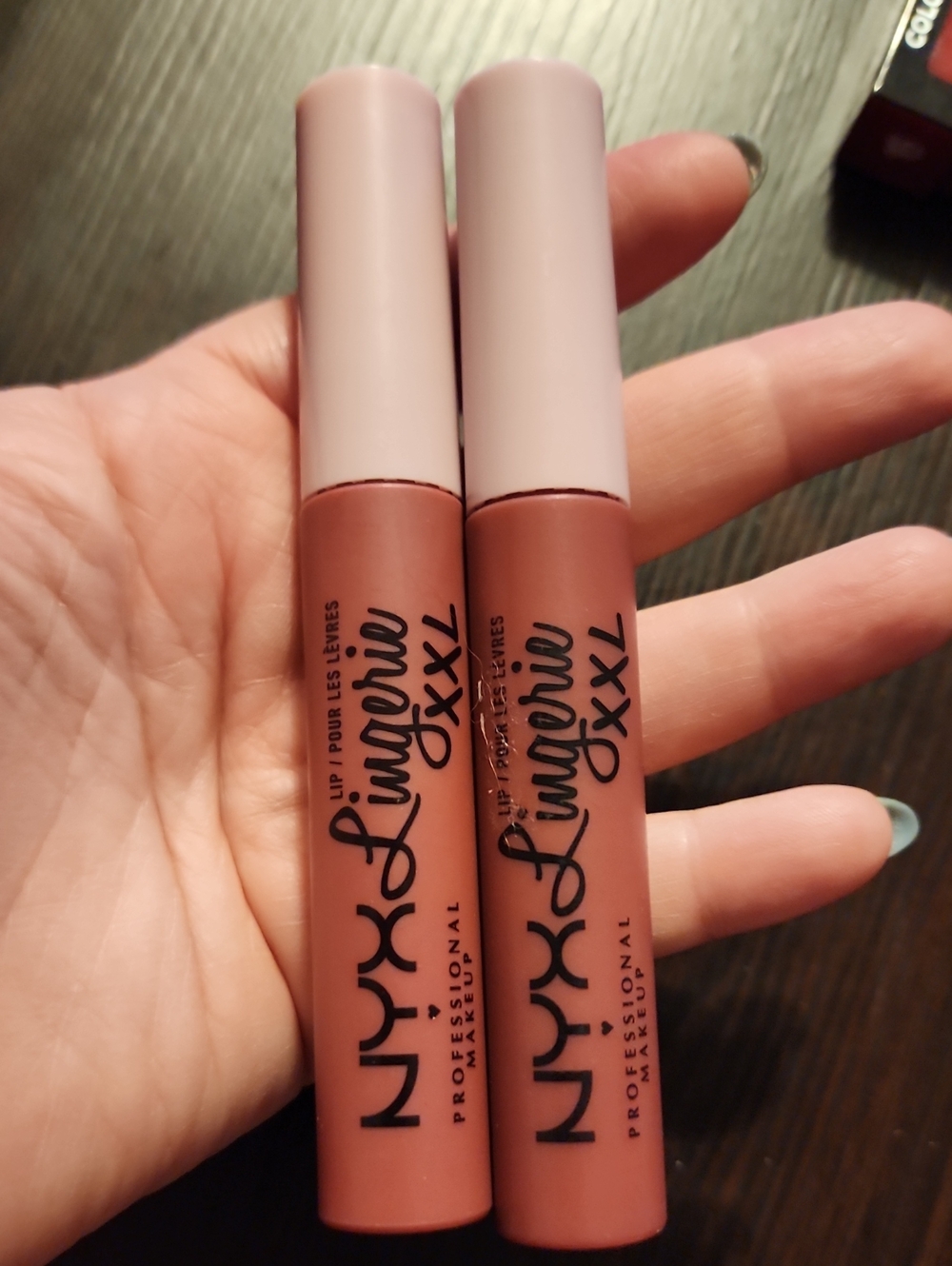 NYX Lingerie XXL Liquid Lipstick Duo - Dusty Rose & Warm Mauve